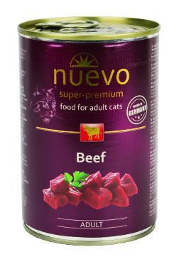 Nuevo kočka Adult Hovězí konz. 400 g