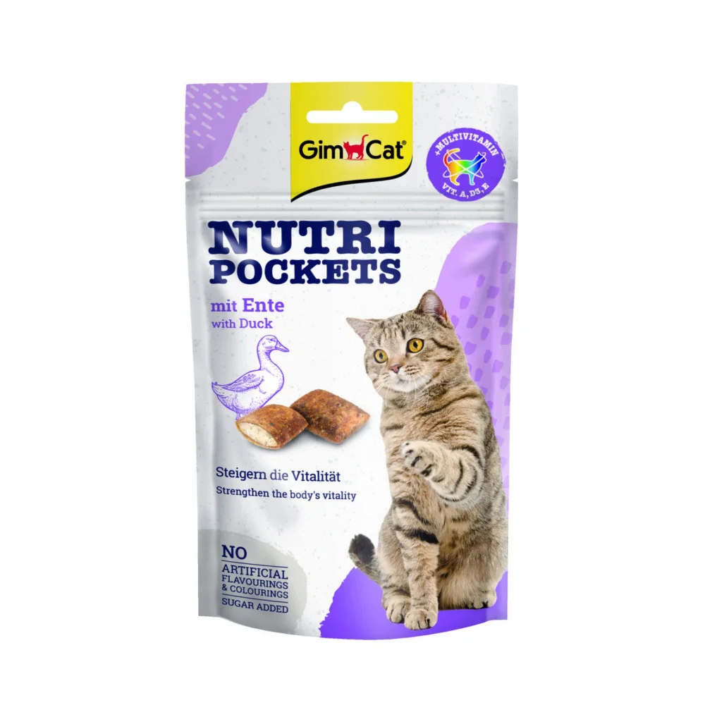 Gimcat Nutri Pockets s kachnou  60g