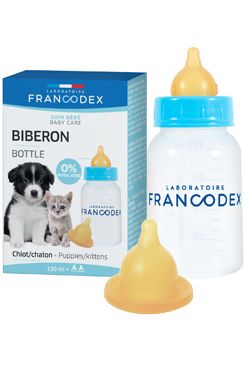 Francodex Láhev pro krmení štěňat a koťat  120ml
