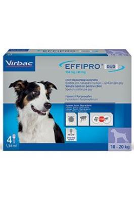 EFFIPRO DUO 134/40 mg spot-on pro psy M (10-20 kg) 1,34 ml 4 pipety