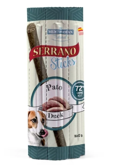 Serrano Dog Sticks Duck, tyčinka 16 x 12 g