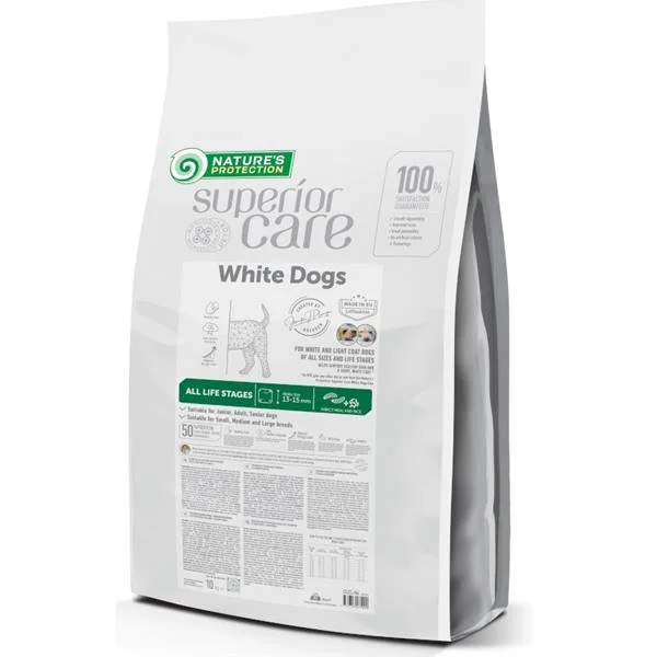Nature’s Protection Superior Care Dog Dry White Dogs Insect 10 kg 