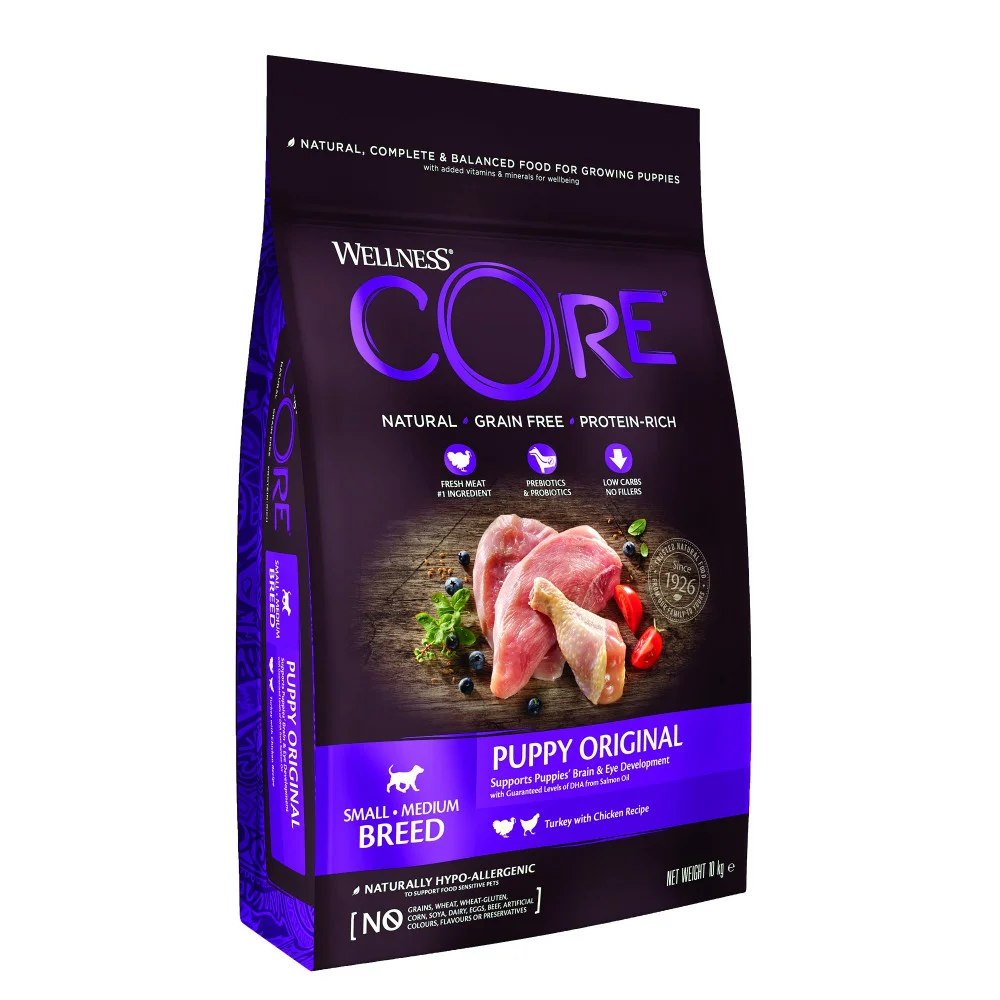 Wellness Core Dog SB/SM Puppy kruta a kure 10kg