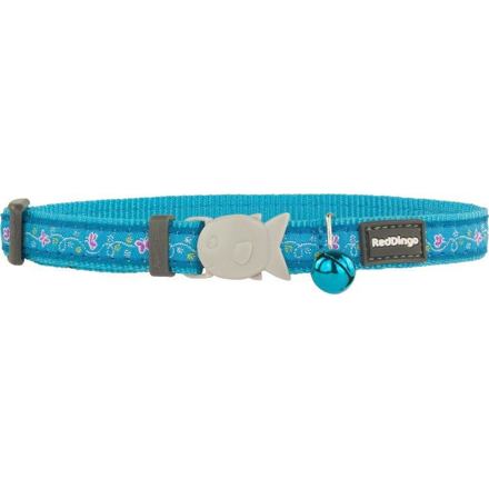 Obojek pro kočky - Butterfly Turquoise