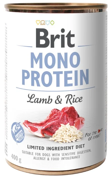Konzerva BRIT Mono Protein Lamb & Brown Rice 400 g