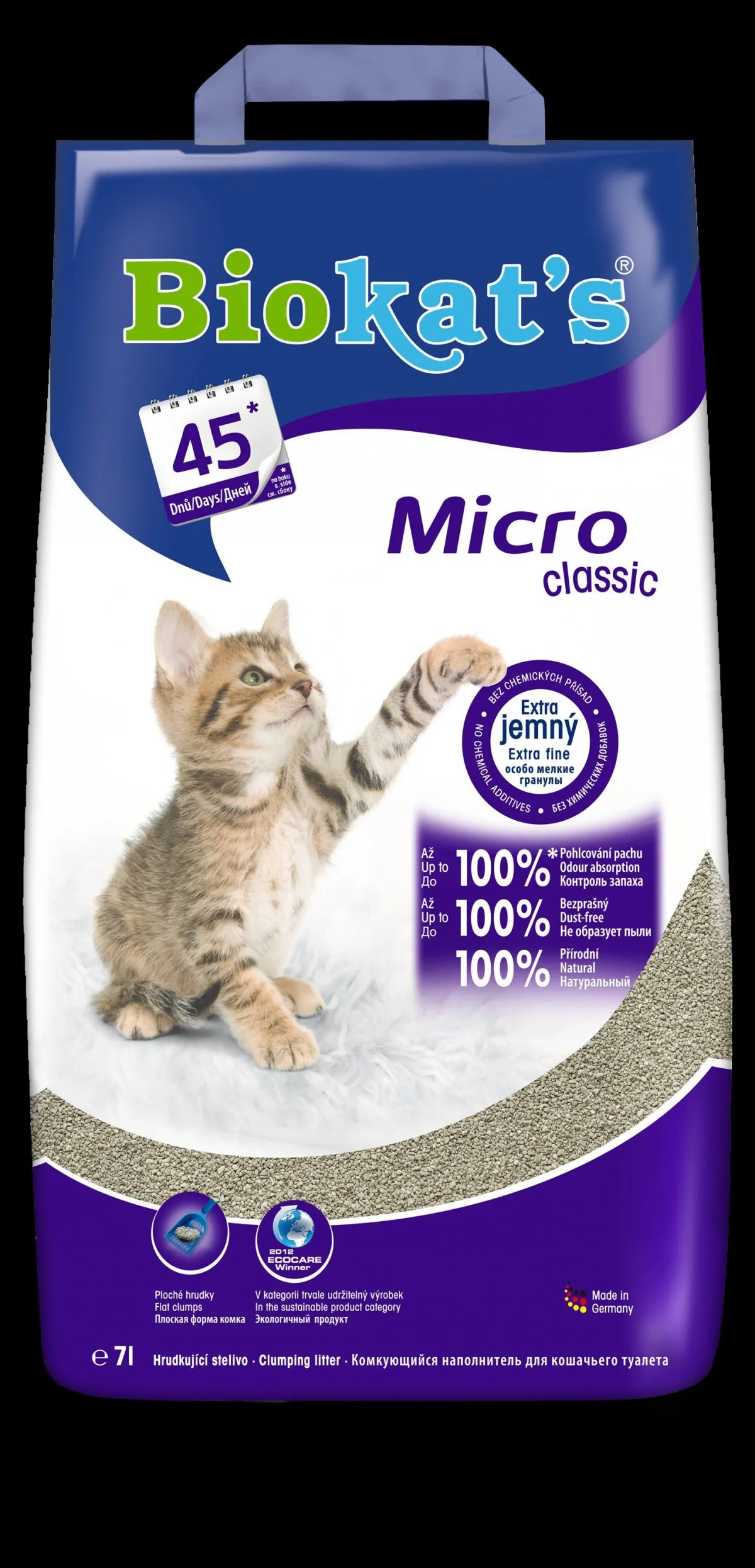 BIOKAT´S Biokat´s Micro Classic podestýlka 14l