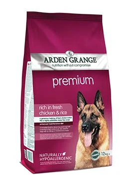 Arden Grange Dog Adult Prem.rich fresh Chick&Rice  12kg