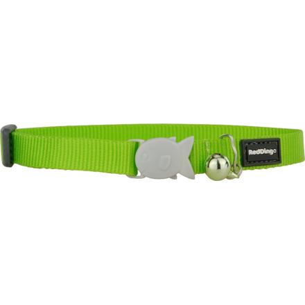 Obojek pro koťata RD 8 mm x 16-26 cm - Limetková