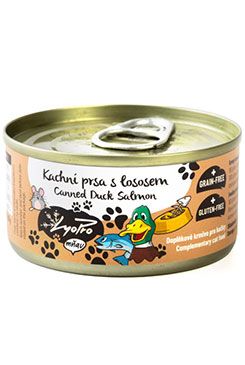 Lyopro mňau konz. Kachní prsa s lososem 85g 85 g