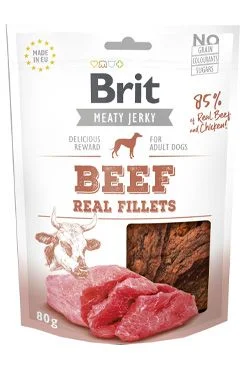 Brit Jerky Beef Fillets 80 g