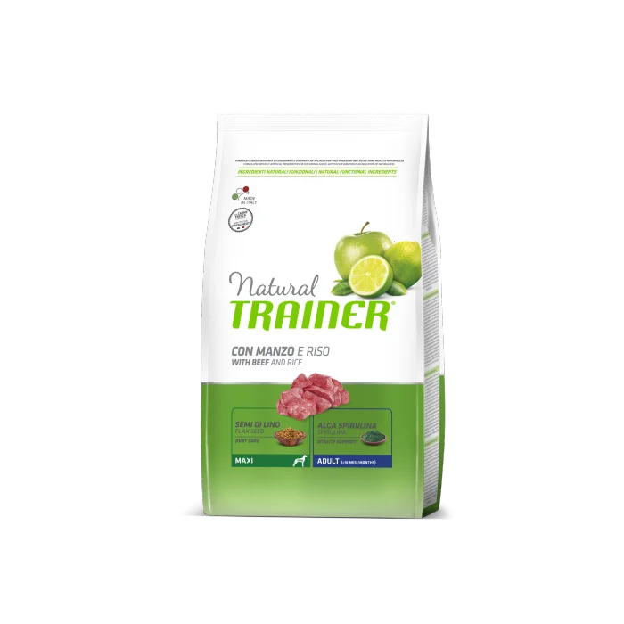 TRAINER Natural Maxi Adult Hovězí a rýže 12kg