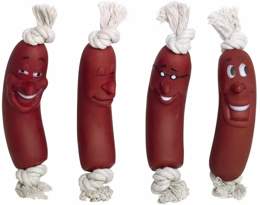 Nobby Classic hračka pro psy párek vinyl 18 cm 1 ks