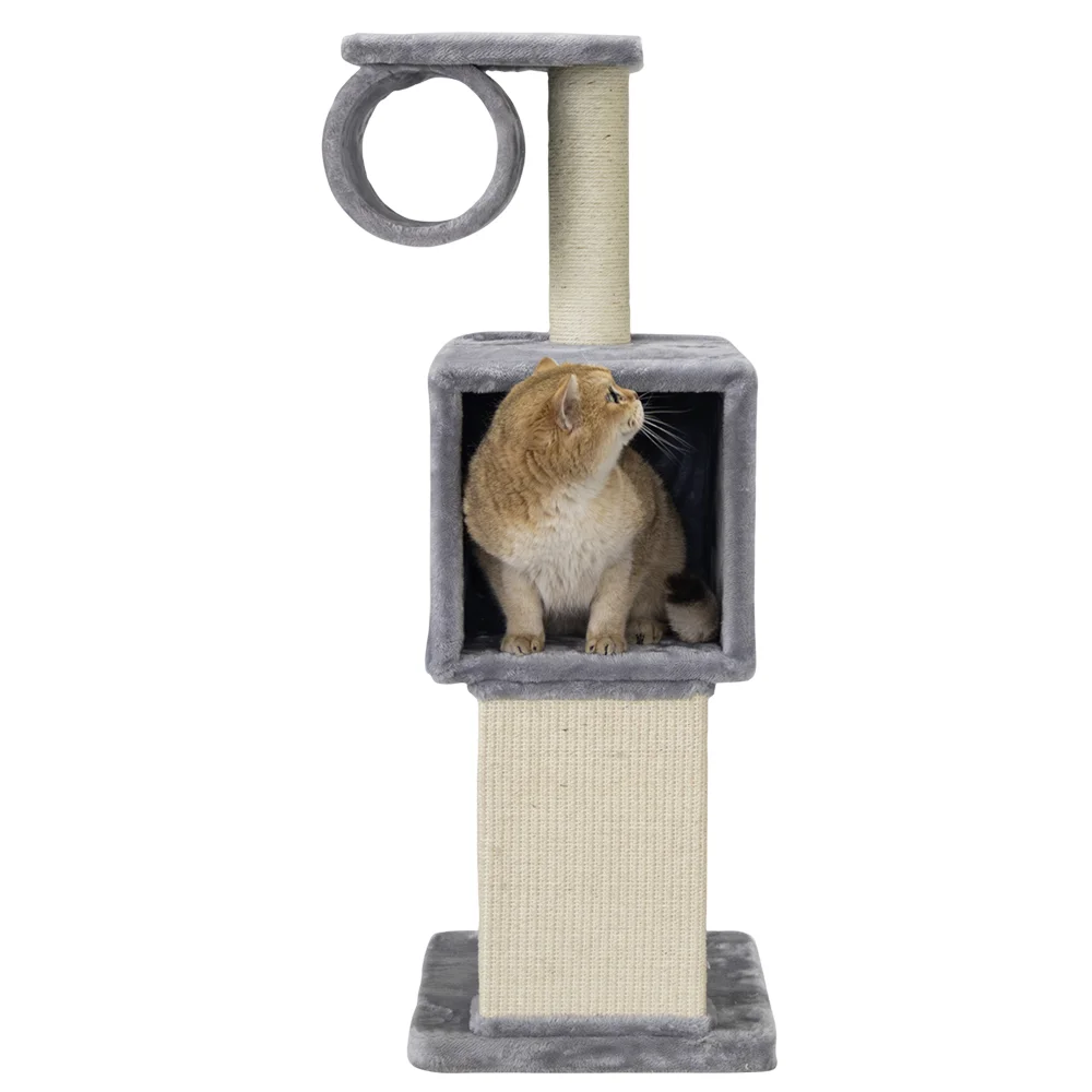 Nobby Škrabadlo pro kočky FINA 40 x 35 x 101 cm šedá