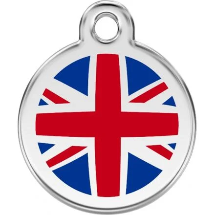 Známka Red Dingo - UK vlajka - Modrá velikost známky M - 30 mm