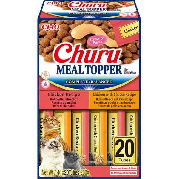 Inaba Churu Cat meal topper kuře multipack 20x14g