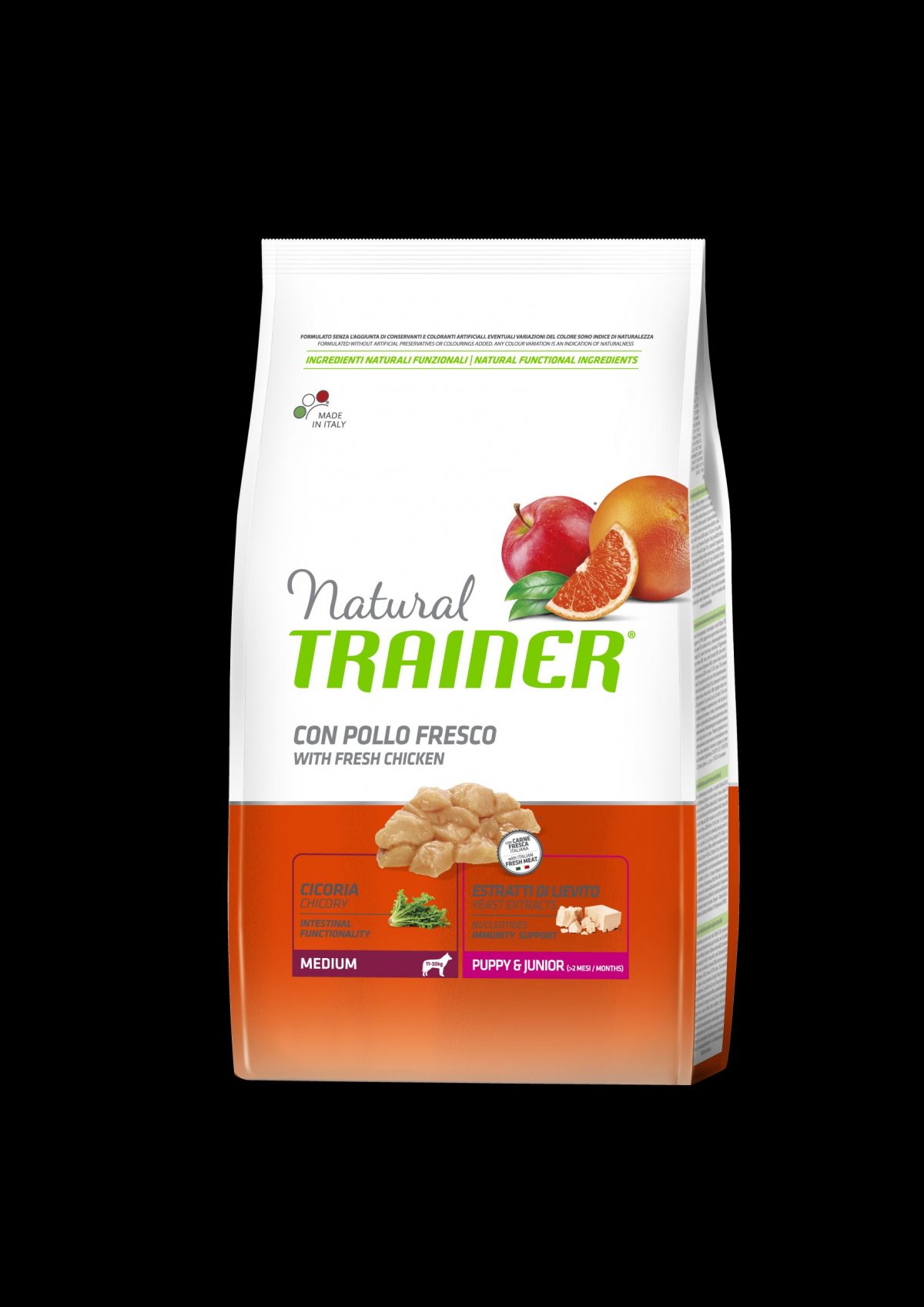 TRAINER Natural Med.Puppy&Junior čerstvé kuře 3kg