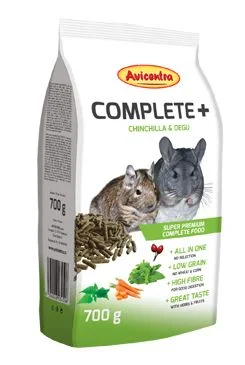 Avicentra COMPLETE+ činčila, osmák 700 g