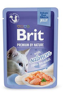 Brit Premium Cat D Fillets in Jelly with Salmon 85 g - 1 ks