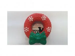 HRAČKY SALAČ Vánoční věneček pískací - LATEX