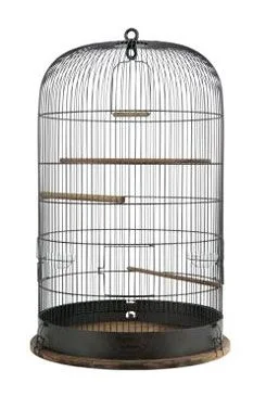 Klec ptáci RETRO MARTHE kov/dřevo 45x45x70cm Zolux 1 ks