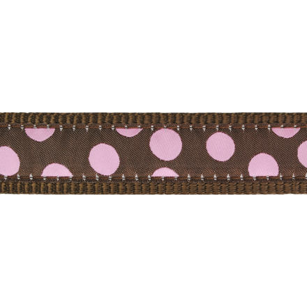 Vodítko RD přep. 25 mm x 2 m - Pink Spots on Brown