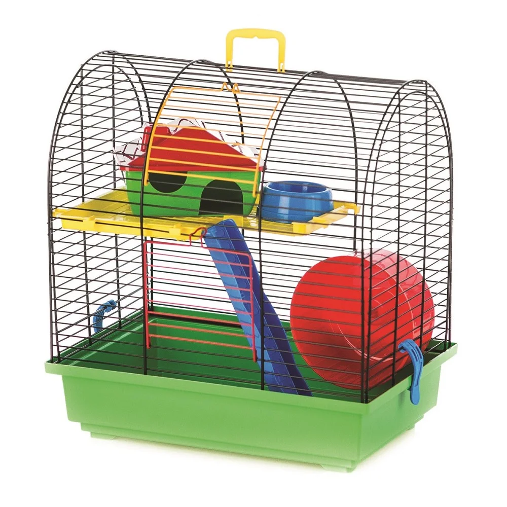 Prostorná klec GRIM II pro potkany, myšky a ostatní hlodavce + vybavení