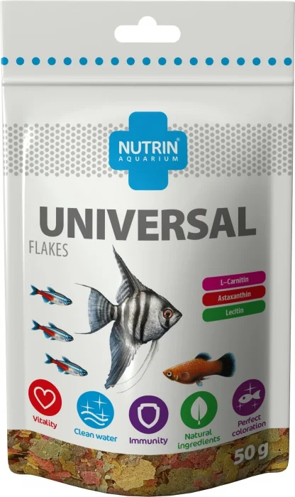 Nutrin Aquarium univerzální vločkové krmivo pro akvarijní ryby