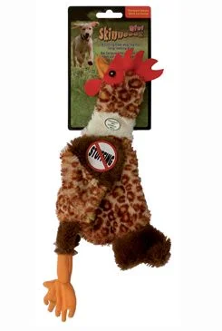 Hračka pes Kohout pískací Skinneeez 32 cm