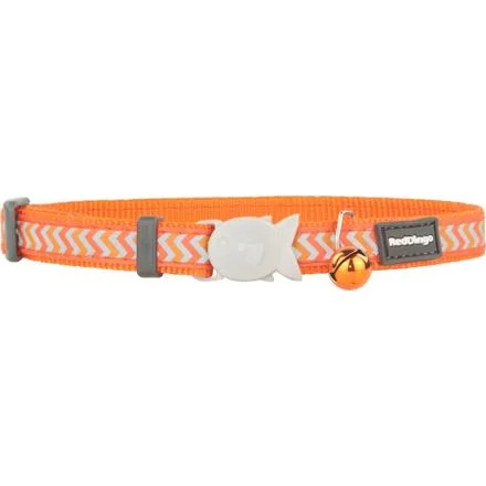 Obojek pro kočky - Ziggy Rfx - Oranžová