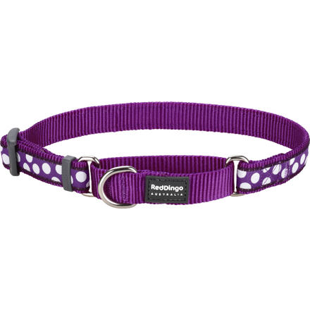 Ob. pol.RD 15 mm x 26-40 cm- White Spots on Purple