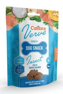 Calibra Dog Verve Crunchy Snack Insect&Salmon 150 g