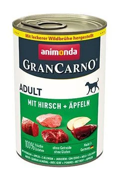 GRANCARNO Adult - jelení maso + jablka 6x400g