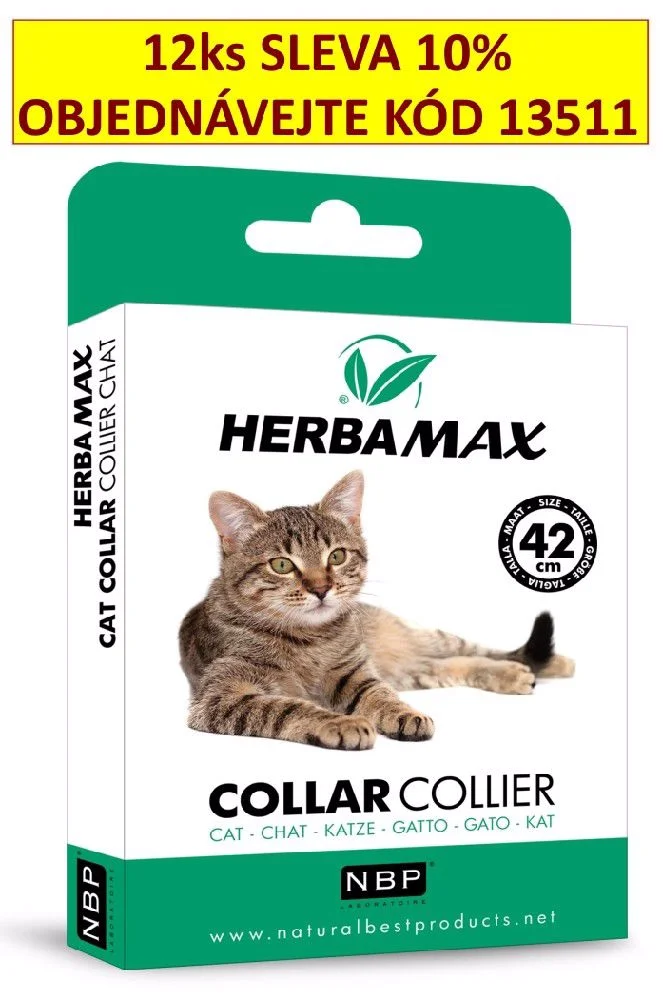 Herba Max Collar Cat antiparazitní obojek 42 cm