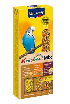 Kracker VITAKRAFT Sittich Honey + Egg + Fruit 3ks