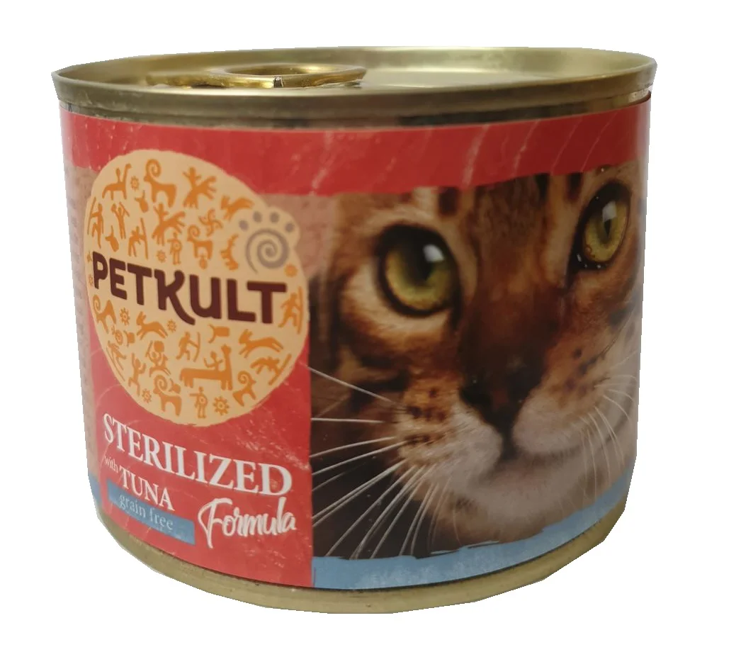 Petkult Cat Konzerva Sterilised Tuňák - 12x185g