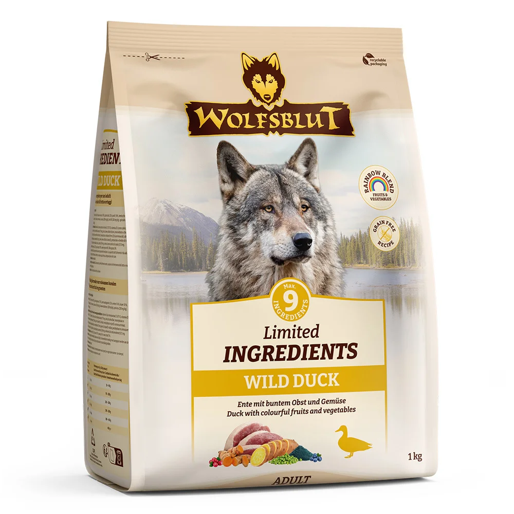 Wolfsblut Limited Ingredients Wild Duck Adult 9kg - kachna s batáty