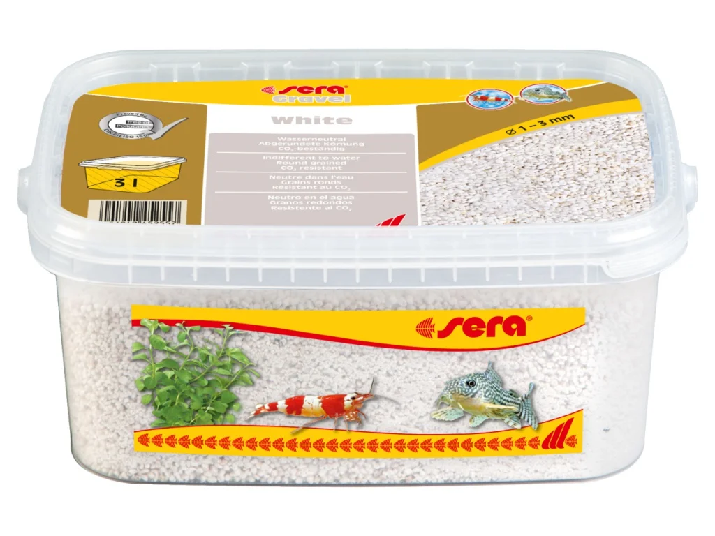 sera GmbH sera Gravel White 3l (O 1 až 3 mm)