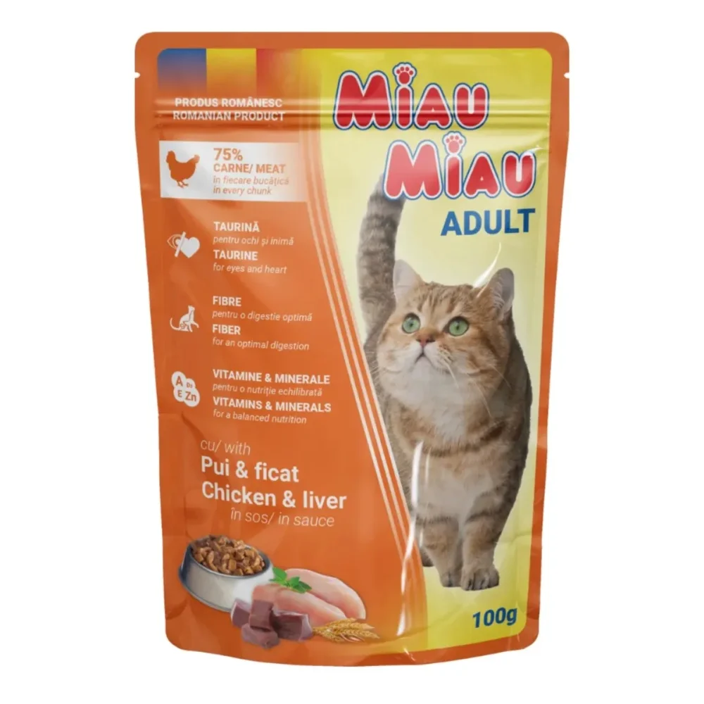 Miau Miau Kapsa Adult Salmon - 7x100g