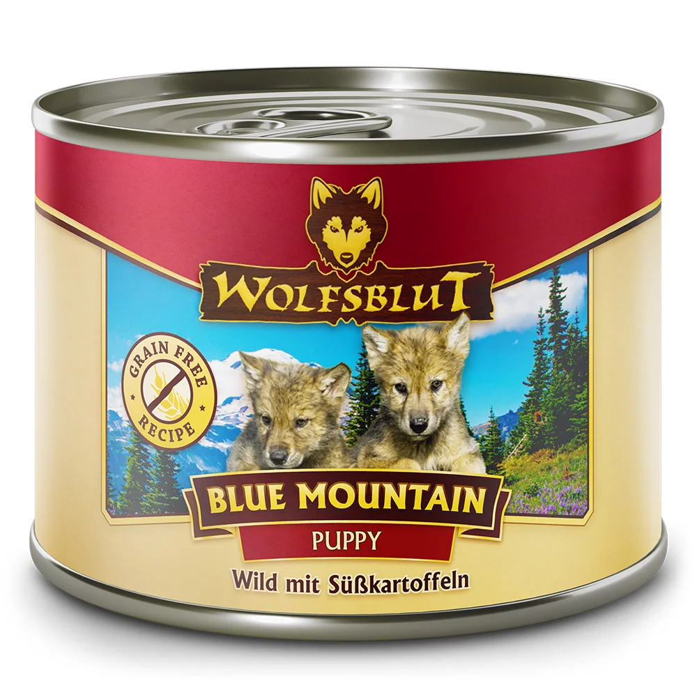 Wolfsblut Dog Puppy Blue Mountain konz.  200g