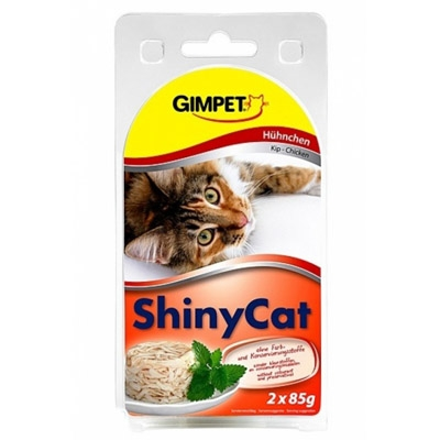 Gimpet ShinyCat kuře+papaja 2x70g (12x)