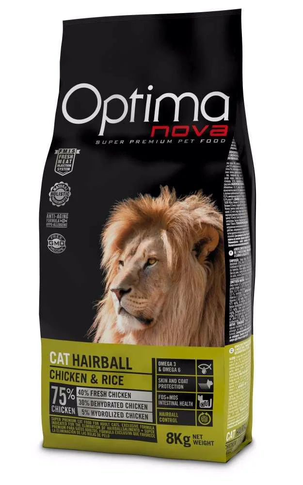 OPTIMAnova CAT HAIRBALL 8 kg