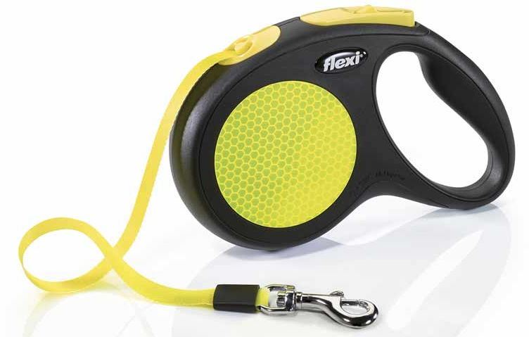Vodítko FLEXI Neon pásek NEW M 5 m/25 kg