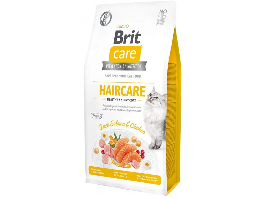 Brit Care Cat GF Haircare Healthy&Shiny Coat 7 kg