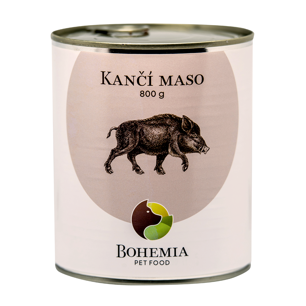 Bohemia Pet Food BOHEMIA Kančí maso ve vlastní šťávě 800g