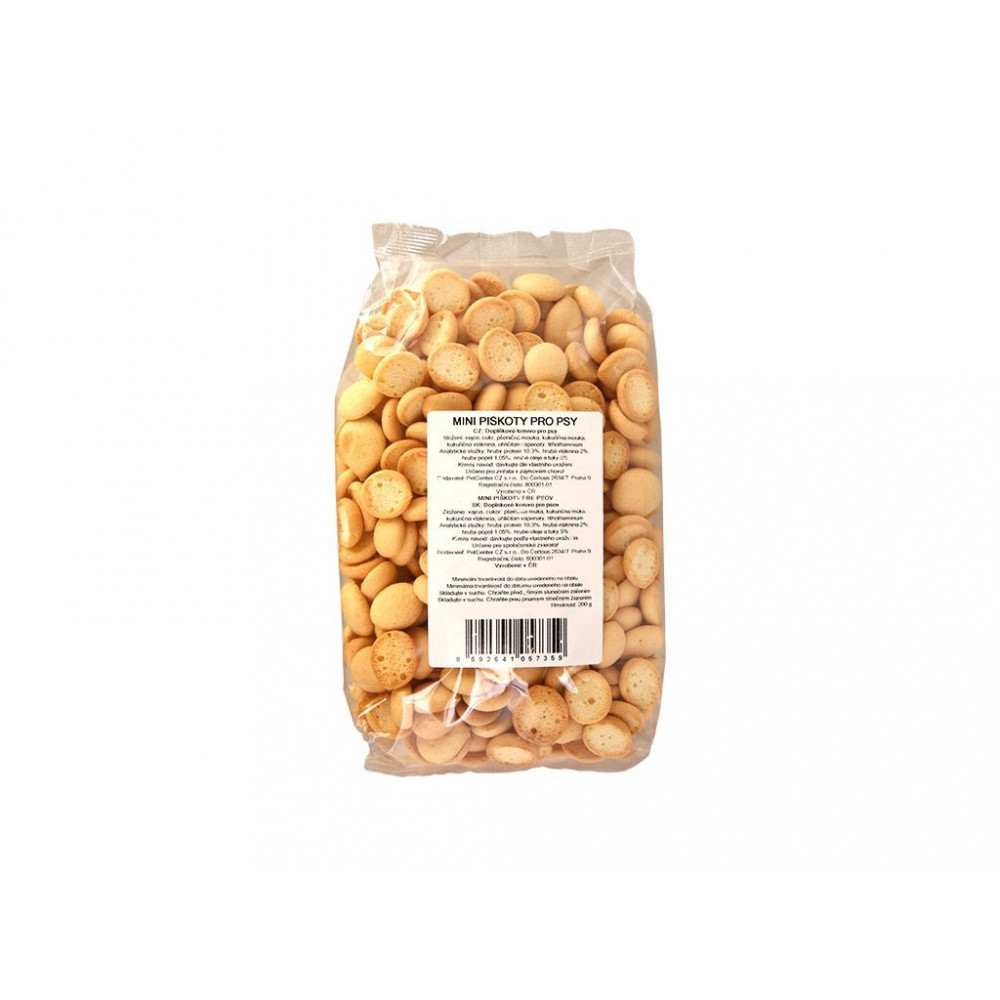 Mini piskoty pro psy 200g
