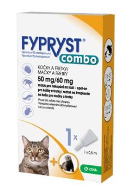 Fypryst Combo Antiparazitní spot-on pro kočky a fretky - 1 ks