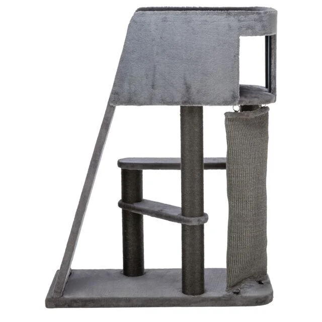 Škrabadlo ACTIVE, 96 x 38 / 122 cm, s lezeckou rampou, šedá 1 ks