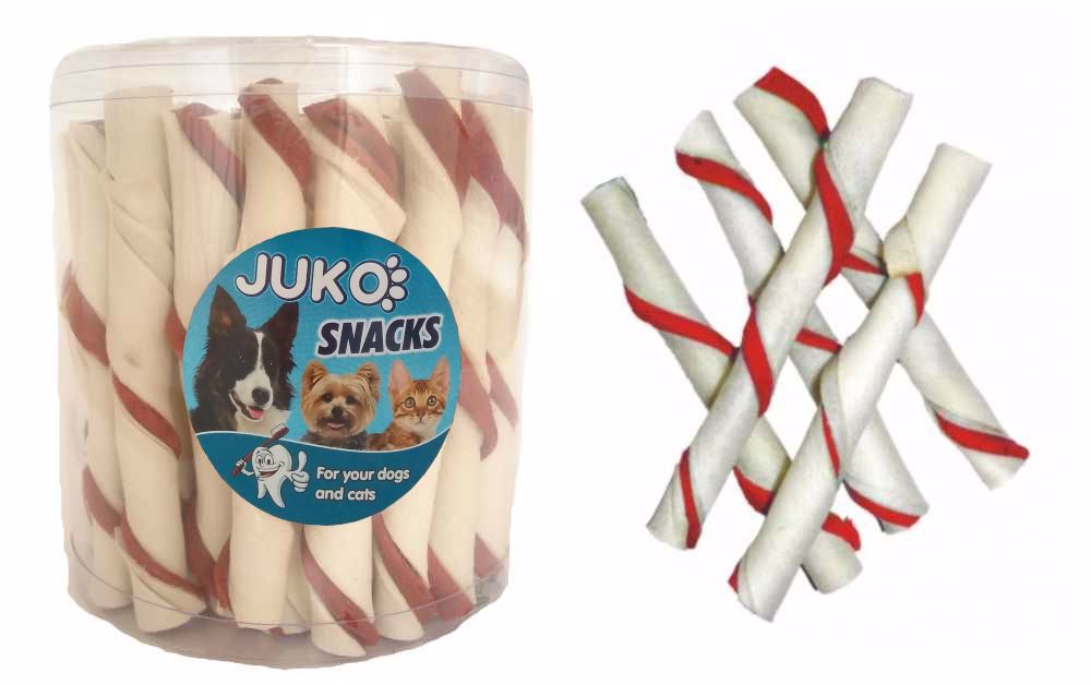 Trubička bílá Hovězí JUKO Snacks 35ks