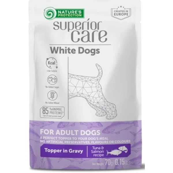Nature's Protection Dog kaps. Superior Care White Adult Tuna and Salmon 70 g