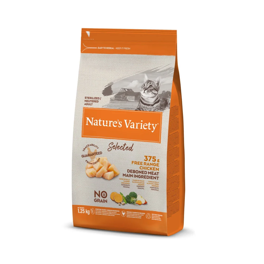 Natures Variety Nature´s variety select. cat steril. s kurecim 1,25kg